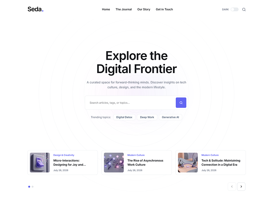 Seda Digital Lifestyle Demo